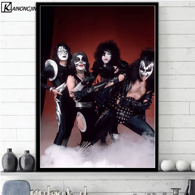 Постер Kiss Band плакаты и принты холст настенная живопись картина для гостиной