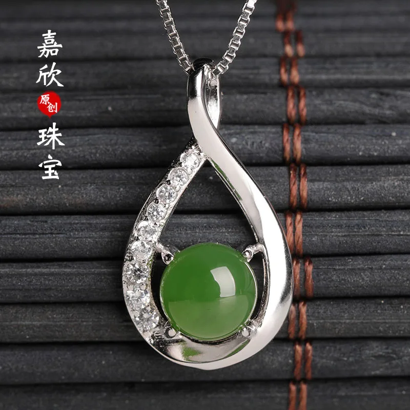 

2019 Choker Necklace Choker Necklace Asg Crane Certificate Of Female Money With Delicate Sterling Pendant New Natural Hetian