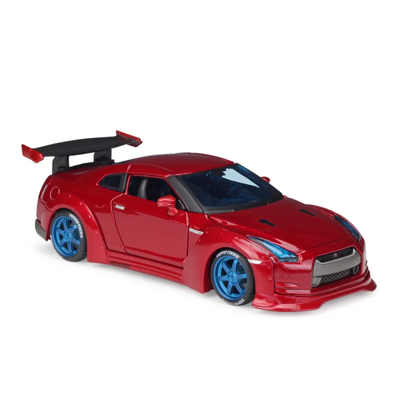 1:24 Maisto Nissan GTR 2009 красная литая модель автомобиля|Наземный транспорт| |