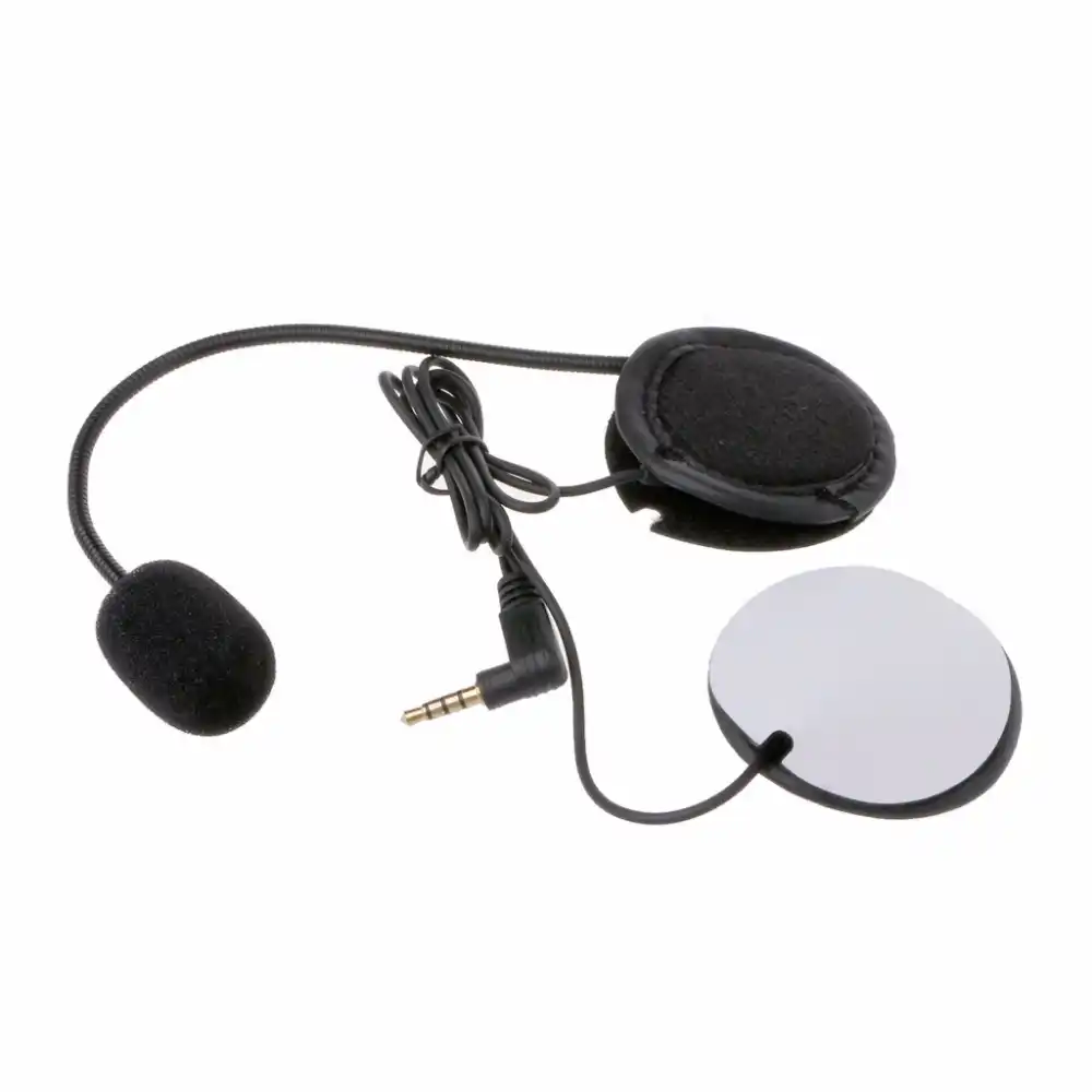 Microphone Speaker Soft Cable Headset 3 5mm Jack Plug No Clip For V4 V6 Motorcycle Helmet Bluetooth Interphone Intercom Headset Helmet Headsets Aliexpress