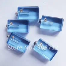 Хрустальные флакончики для духов квадратные, украшение с кристальной подвеской