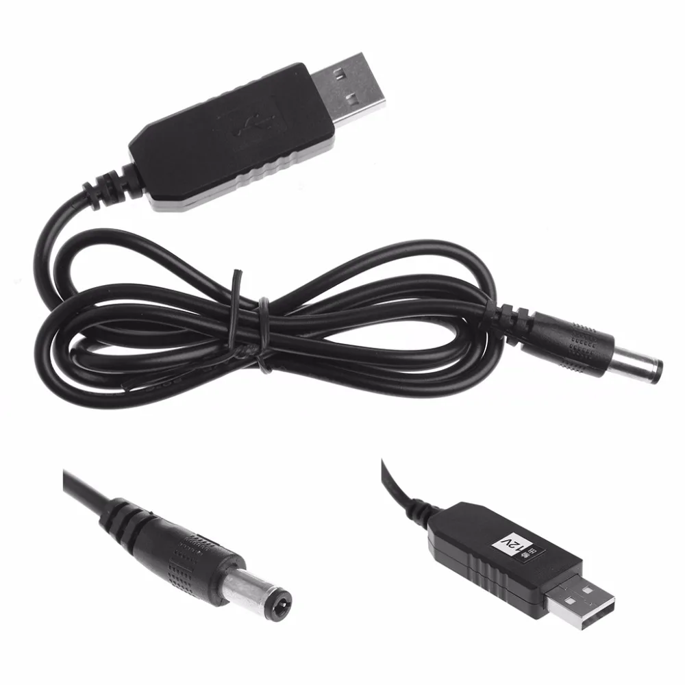 Планшет-OOTDTY USB DC 5 в к 12 В 2 1x5 мм Мужской повышающий преобразователь для