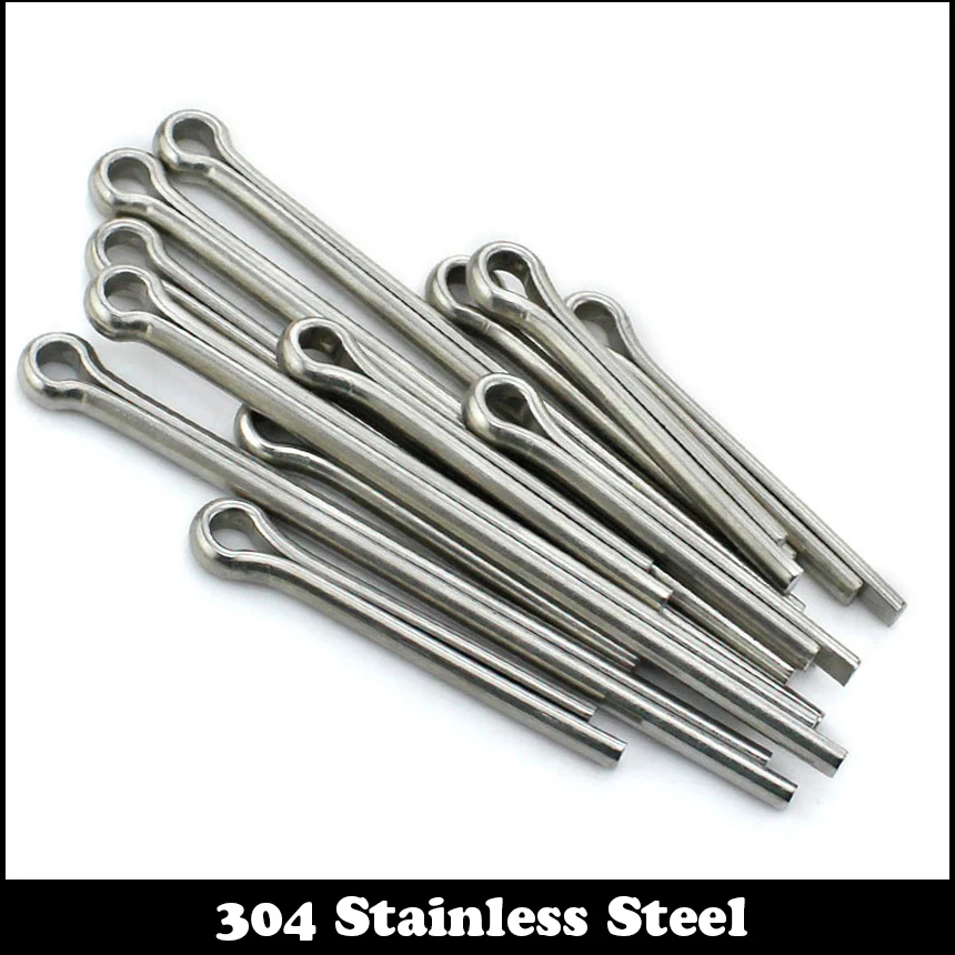 

100pcs M1 M1*16 1x16 304 Stainless Steel DIN94 Metric U Type Hardware Hairpin Split Cotter Pin