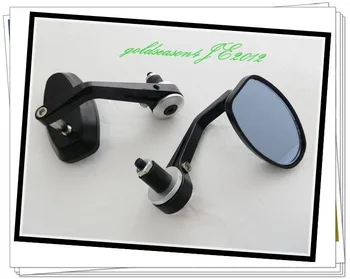 

Freeshipping 7/8" Pair Motorcycle Bar End Rear Side Mirror for Kawasaki Ninja EX500 650R ZX-6R ZX-9R