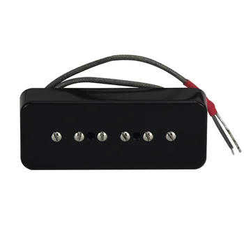 

NEW 1PCS Vintage Alnico 5 P90 P 90 Pickup Soap Bar Electric Guitar Pickup Bridge Black For LP
