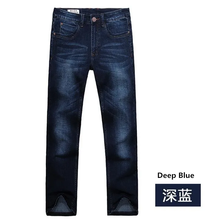 Новые свободные джинсы прямые мужские брюки деним размера плюс 27-48 хлопок досуг брюки карго мужские s низ длинные брюки