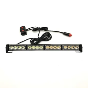 

12V 18" 16 LED Strobe Light car Fireman Police Emergency Security Warning Fire Flashing Signal light Daytime running lights