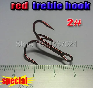 2015new fishing treble hooks size:2# big three anchor hooks