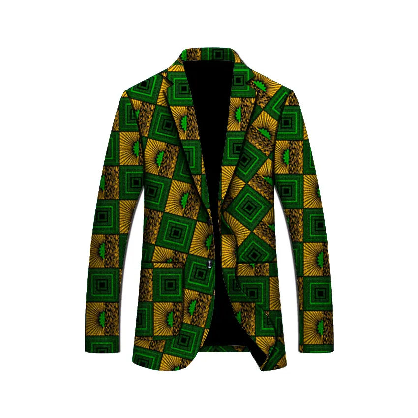 Тренд для мужчин's пиджаки для женщин принт костюм куртка бизнес Блейзер Свадебные/вечерние бизнес Дизайн Дашики мужской африканский