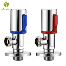 1 шт. KCASA хромированный латунный угловой кран для раковины, туалета, ванной комнаты, стиральной машины, переключатель воды, аксессуары для сантехники