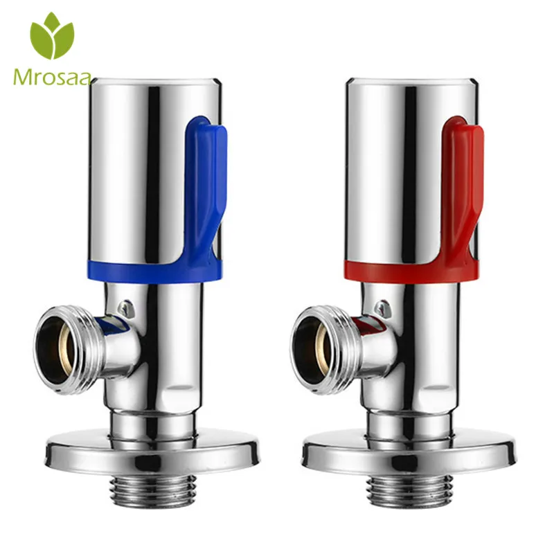 

1 Pcs KCASA Chrome Brass Angle Valve Tap Basin Toilet Bathroom Laundry Machine Water Diverter Switch Sanitary Ware Accessories