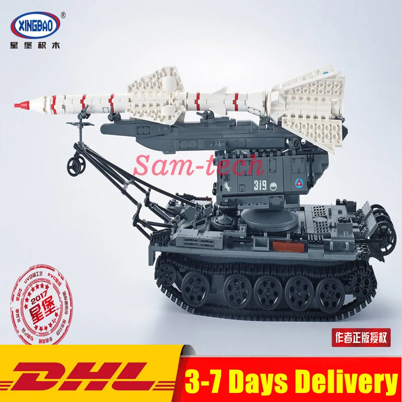 

Xingbao 06003 1623Pcs Military Series The SA-2 Guideline Set Building Blocks Bricks Children Educational Boy`s Toys Model Gifts