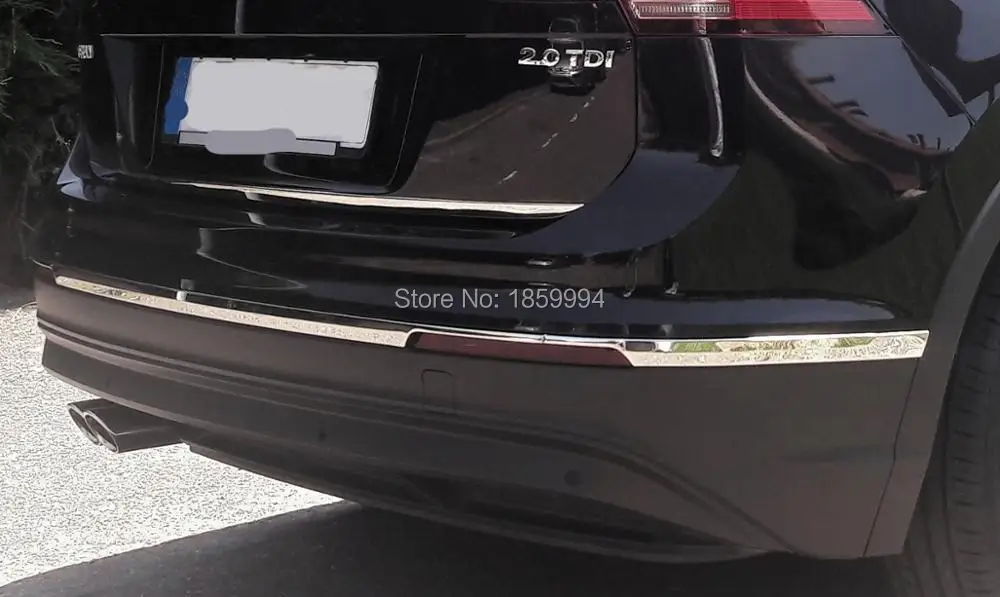 US $50.00 For Europe Version 2016 2017 2018 2019 Vw Tiguan Mk2 AllAround Package Edge Car Styling Rear Bumper Trim Cover Sticker