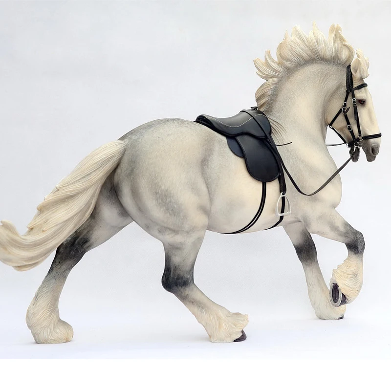 Mnotht 1/6 масштаб шарма Модель-король лошади Коллекция игрушек Смола войны лошадь с жгутом скульптура для 12 дюймов фигурка - Цвет: M002