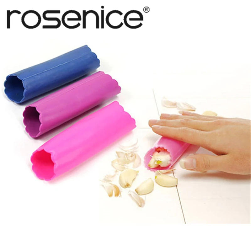 ROSENICE 2pcs Multifunctional Garlic Peeler Tube Roller Garlic Skin