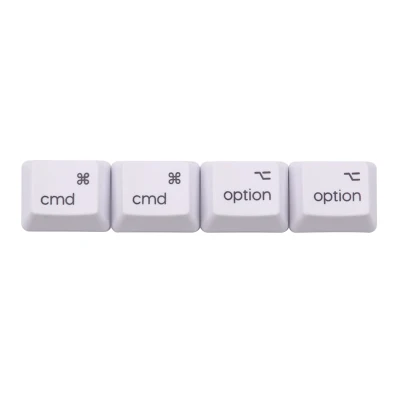 4 шт./лот Высокое качество ключ крышка s для MAC Commond вариант PBT Материал DSA MAC ключ крышка OEM Profil красный белый серый черный цвет - Цвет: Keycaps OEM 4