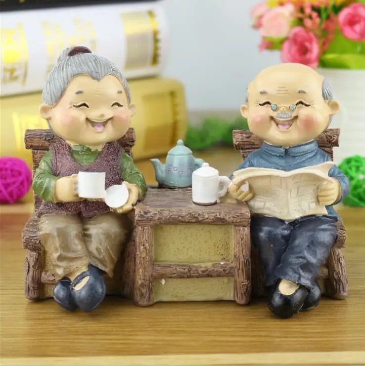 1set Resin Crafts Old Couple Piggy Bank Creative Home Furnishings Ornaments Wedding Gifts E638 Gift Gifts Gift Creativegift Wedding Aliexpress