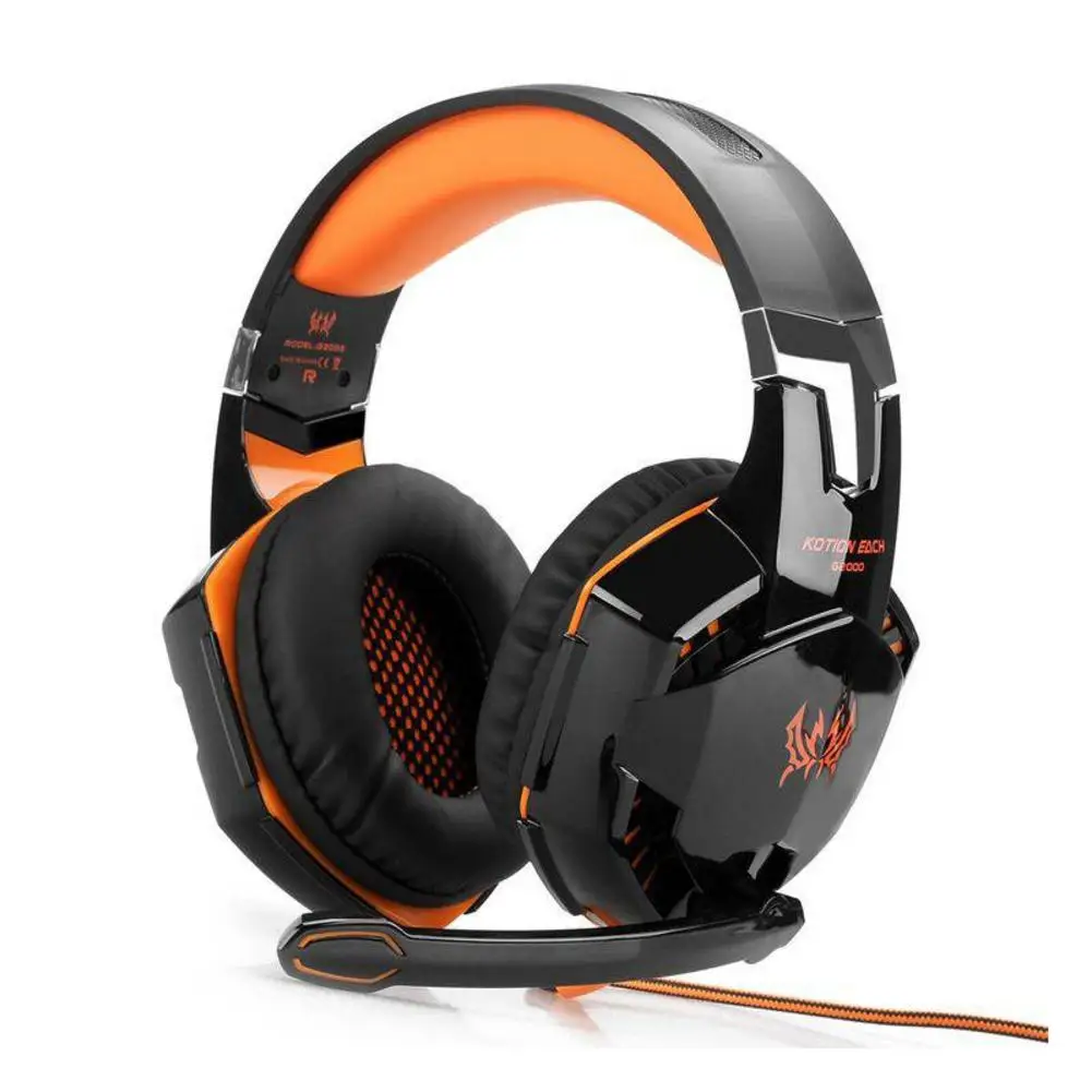 

PS4 Gaming Headphones With Microphone Dazzle Lights Glow Game Music Headset