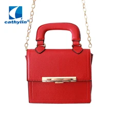 Cathylin 2016 Fashion Women Messenger Bags Leather Women’s Shoulder Bag Crossbody Bags Casual Famous Brand Ladies Handbags