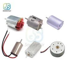 DC 1.5V 3V Mini Micro DC Motor for DIY Toys Hobbies Smart Car Motor 130 180 300 370 380 610 612 614 716 720 Hobby Gear Toy Motor 6v 1 5w 220rpm dc gear motor 370 slowdown motor d spindle smart car toy model diy ship boat plane accessories freeshipping