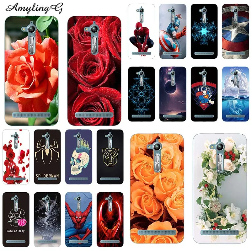 

Case For Asus Zenfone Go ZB500KL ZB500KG 5.0" Case Print Patterned TPU Soft Shell For Asus ZB 500KL ZB 500KG Phone Back Cover