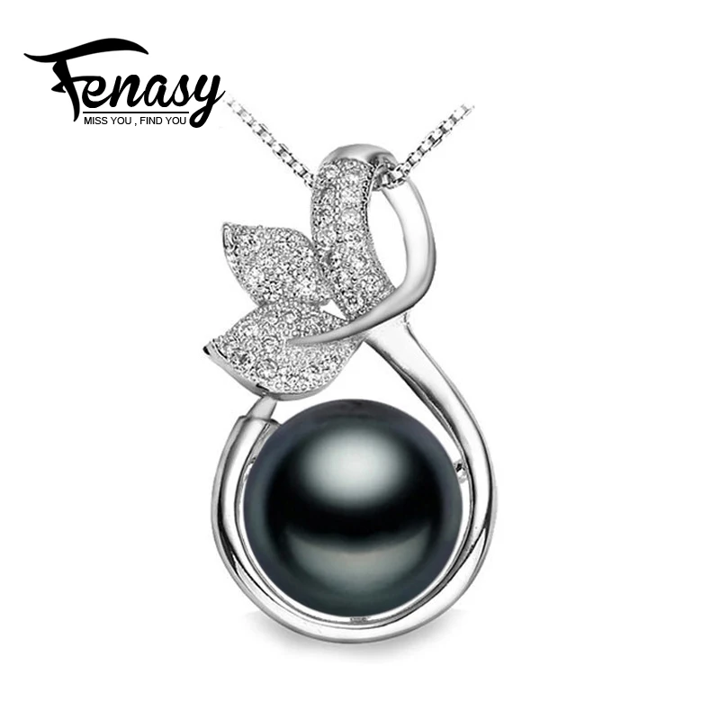 

FENASY Pearl Jewelry,party Leaf pendant,engagement necklace,necklaces & pendants Pearl bohemian vintage necklace for women love