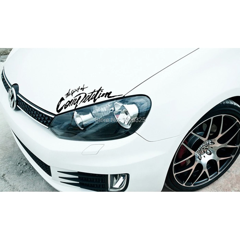 Наклейка на автомобиль Aliauto Spirit Of Competition наклейка для Volkswagen Polo GTI Golf 4 5 6 7 Passat b5 B6 b8