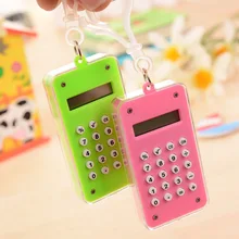 creative calculator mini calculator 8 bit display plastic portable calculator