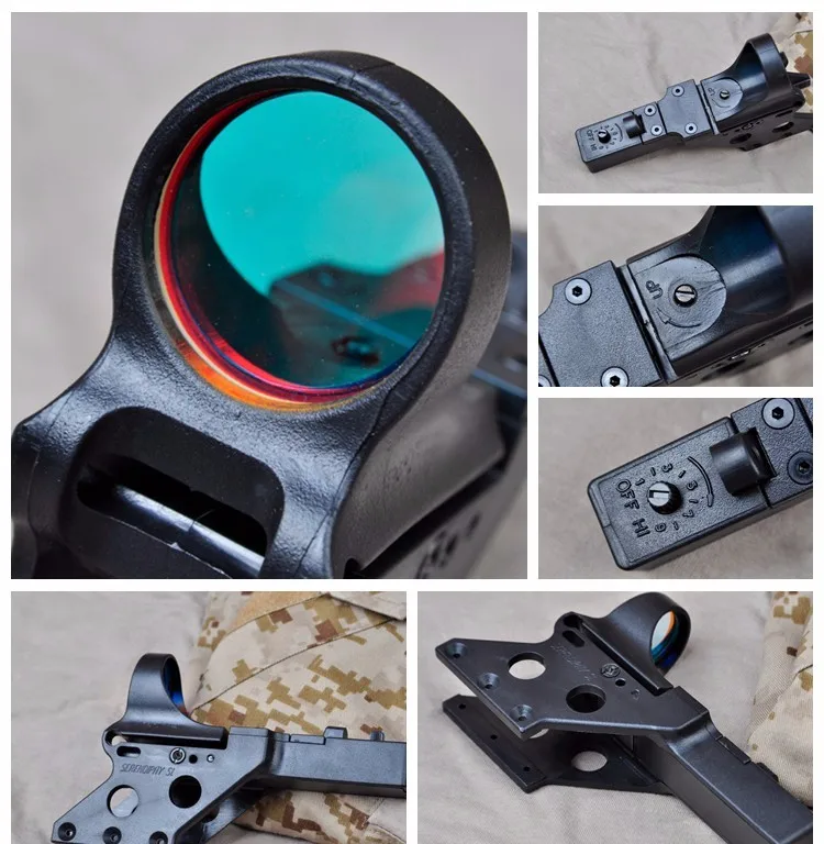 Элемент SeeMore Коллиматорный Прицел Для HI-CAPA 1*29 C-More Стиль Тактический Airsoft Red Dot Sight EX183 Крепление для Охоты