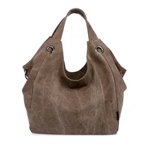 Femmes sac grand large toile fourre-tout filles sacs à bandoulière kaki banlieue sacs Gris Quotidienne Sac bleu Bolsas Feminina noir borse XA940A