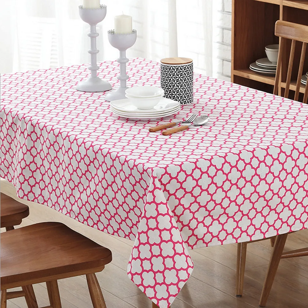 New cotton linen tablecloth European style tablecloth party wedding