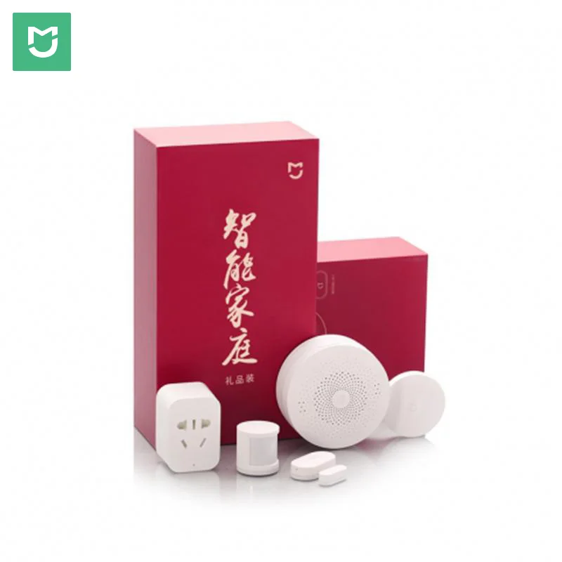 

Xiaomi Mijia Smart Home Kit Gateway Window Door Sensors Body Sensor Wireless Switch Mi 5 in 1 Smart Home Security Kit