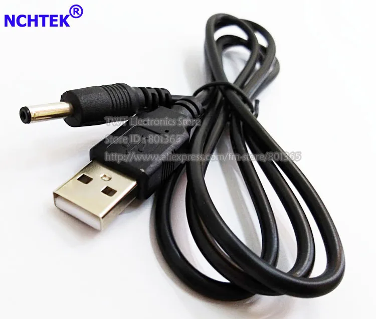 NCHTEK USB штекер до 5 В DC 3,5x1,35 баррель разъем питания удлинитель 1 м/ /5 шт