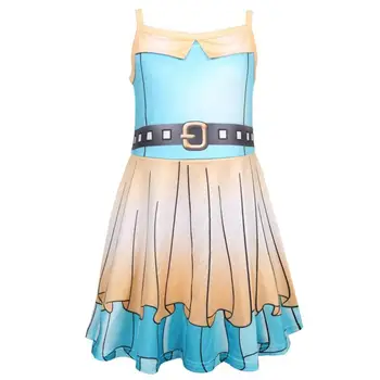 

2019 summer cartoon Baby girl clothes kids dresses for Girls Halloween costume cosplay Party Vestidos 51208