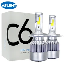 ASLENT H4 2pcs LED Car Light H7 HB2 H1 H11 H3 HB3 HB4 9005 9006 9007 9004 LED Auto Headlight 72W 8000LM Fog Headlamp Bulb 12V цена ASLENT H4 2pcs LED Car Light H7 HB2 H1 H11 H3 HB3 HB4 9005 9006 9007 9004 LED Auto Headlight 72W 8000LM Fog Headlamp Bulb 12V цены онлайн