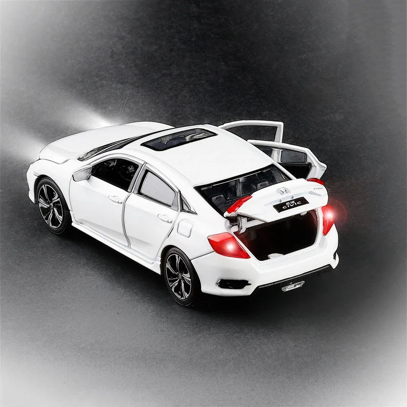 1/32 новая модель Honda Civic игрушечные автомобили литые под давлением из сплава и