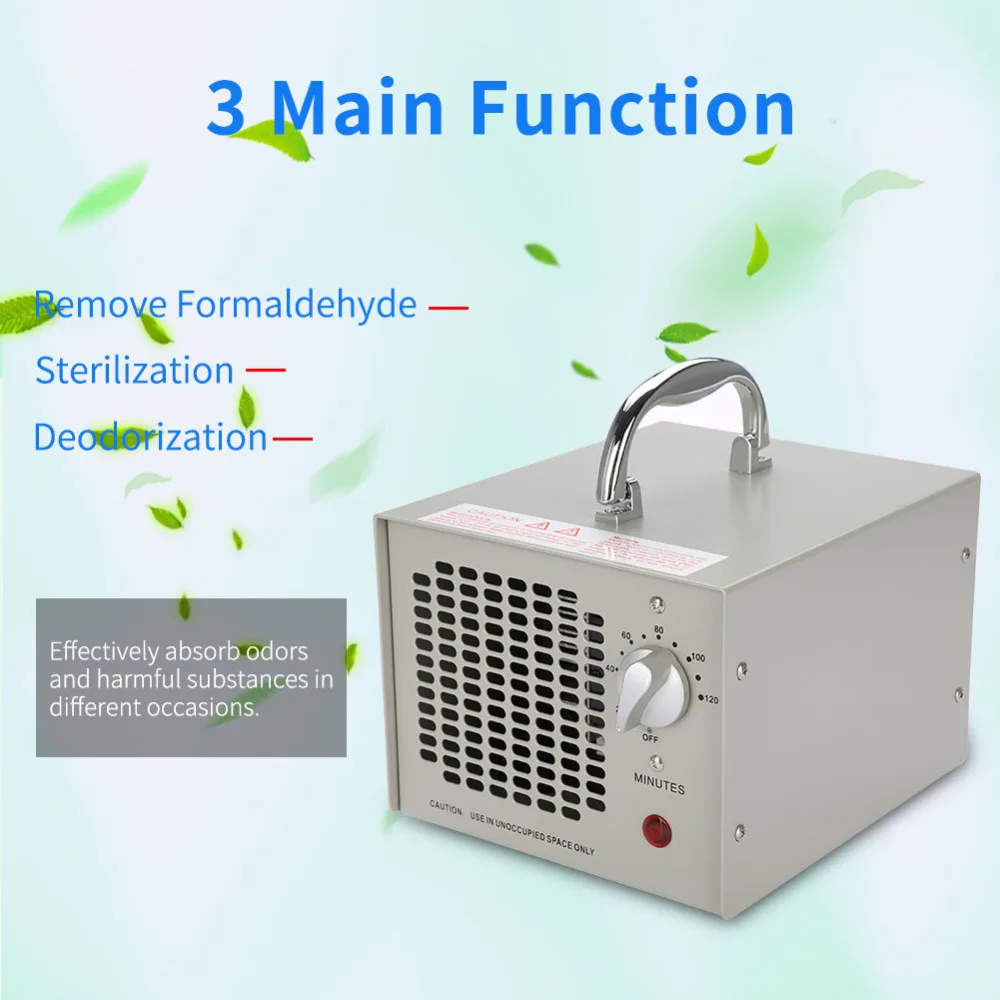 

55W Odor Smoke Ozone Air Purifier Cleaner Generator Sterilization Clean Air Home Office Deodorizer Sterilizer Antiperspirant NEW
