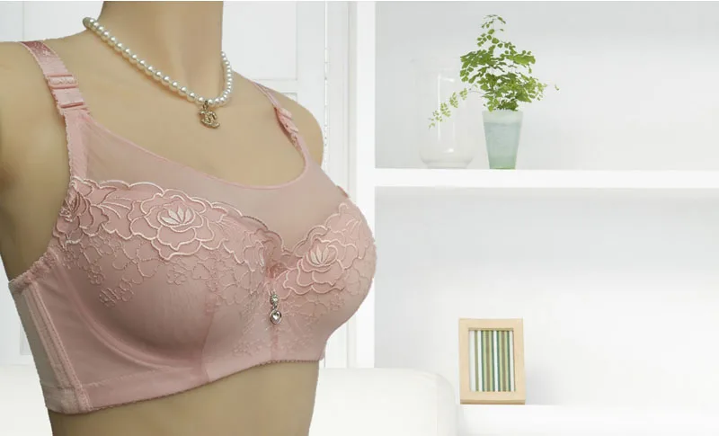

Free shipping large size BCD cup 36.38.40.42 code underwear gather adjustable bra full cup thin section close Furu