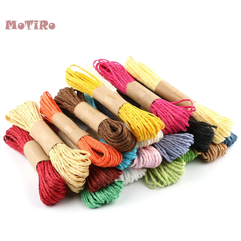 

MoTiRo,30Y/Lot,Paper Rope Material DIY,Twisted Paper Rattan Rope For Children/Handmade/Creative Paste Painting/Educational Toys