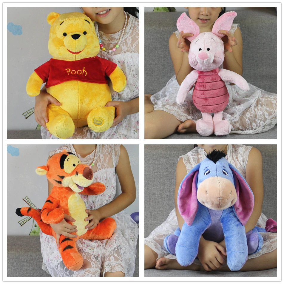 Kopen Gratis Verzending 1 Pcs Mickey Beer En Vriend Kawaii Roze Knorretje Varken Tigger Eeyore Donkey Gevulde Gift Speelgoed Jongens Meisje  S Brithday