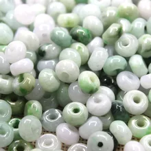 Натуральный клеевой нефритовый Бисер Круглые браслеты, Нефритовый бисер, ручная работа, Нефритовый бисер, браслет