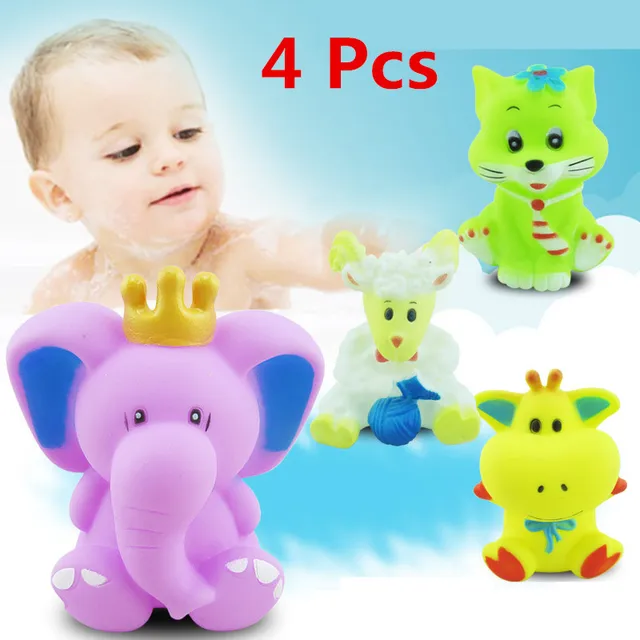 floating rubber elephants