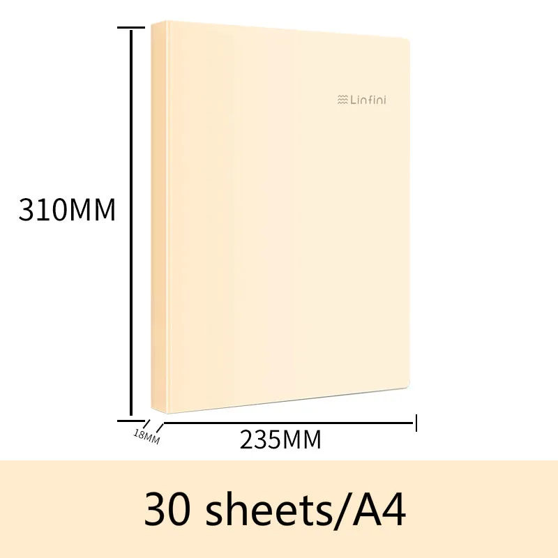Балык папки для файлов офисных документов мешок Однотонная одежда презентационная папка студентов Дисплей книга папка для бизнес-файлов для принадлежностей - Цвет: B5