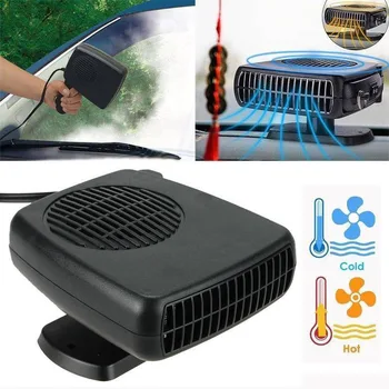

2018 12V/24V Portable Car Defroster Demister Heating Cooling Fan Heater Ajustable Defogger CSL88