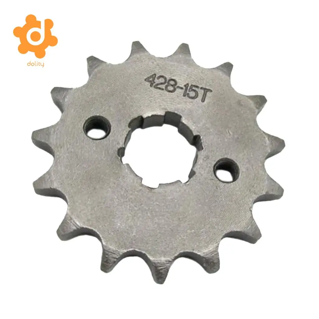 Front Sprocket 428-15T 20mm Shaft for Pit Trail Dirt Bike ATV Quad Motorcycle