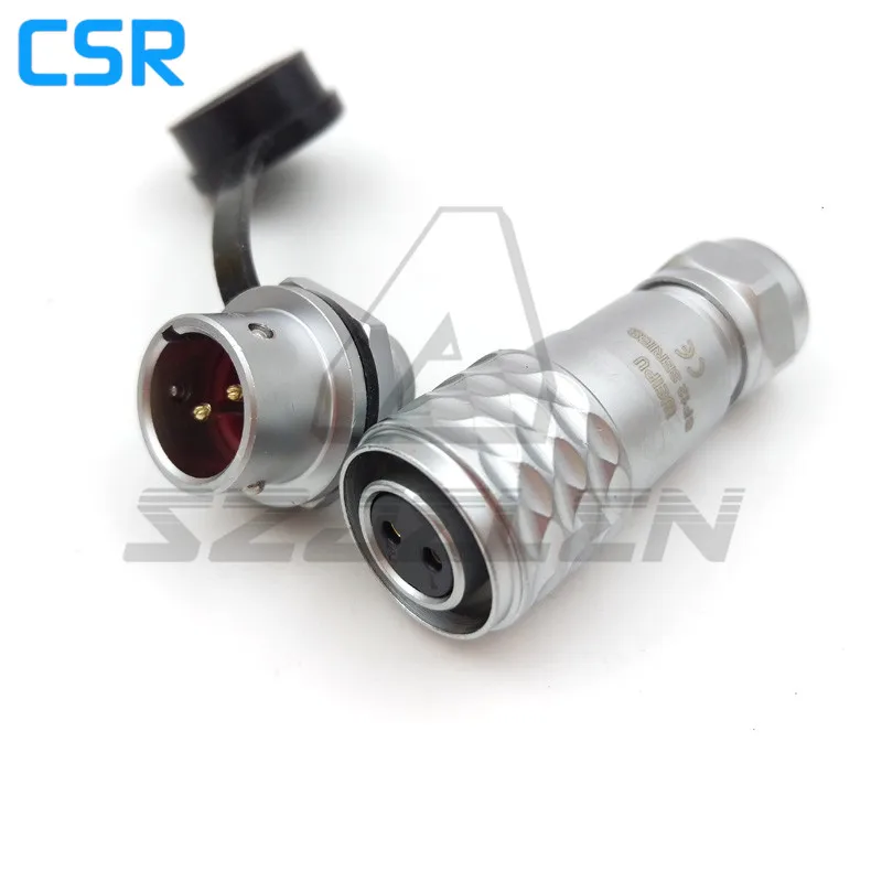 WEIPU SF12 Waterproof connector 2pin , M12 2-Pin Plug Female Socket Male Panel Mount Connector plug and socket WEIPU SF12 Waterproof connector 2pin , M12 2-Pin Plug Female Socket Male Panel Mount Connector plug and socket