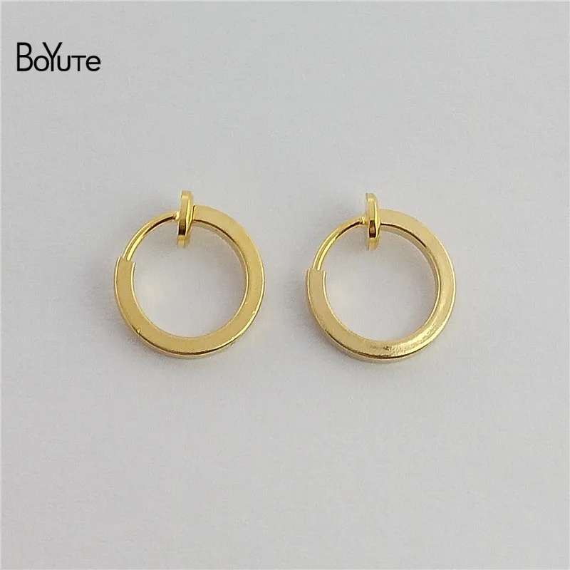 BoYuTe 5 Pairs 111.8MM Metal Copper No Pierced Spring Ear Clip Ear Cuff Earrings Jewelry Accessories (2)