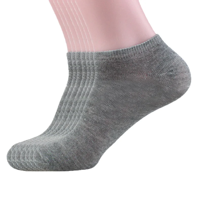 

Many pairs of high quality men's socks shallow mouth invisible sports breathable cotton socks socks Calcetines men 4/5/10 pair C
