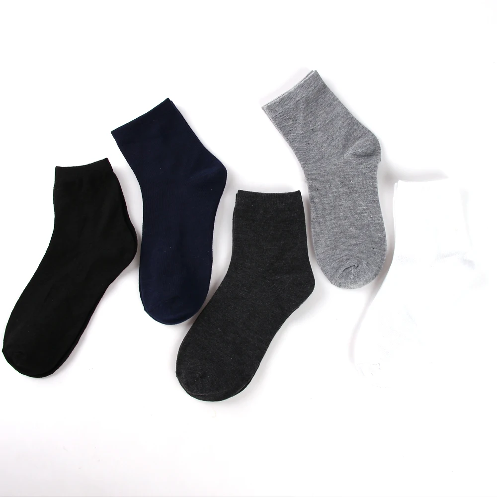 

5 Pairs a Set Men Cotton Sports Socks Casual Business Anti Bacterial Deodorant Breatheable Man Long Sports Sock