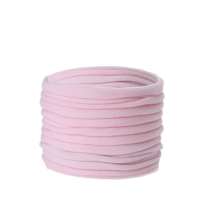 10pcs/lot Nylon Headband for Baby Girl DIY Hair Accessories Elastic Head Band Kids Children Fashion Headwear baby turban 8